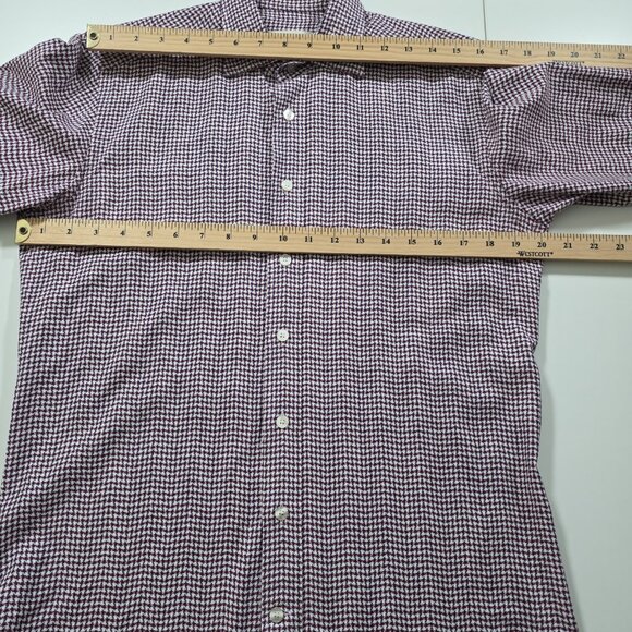 Etro Shirt Men 38 Multicolor Slim Fit LS Collar Cotton Italy Preppy Office Party - Picture 4 of 16